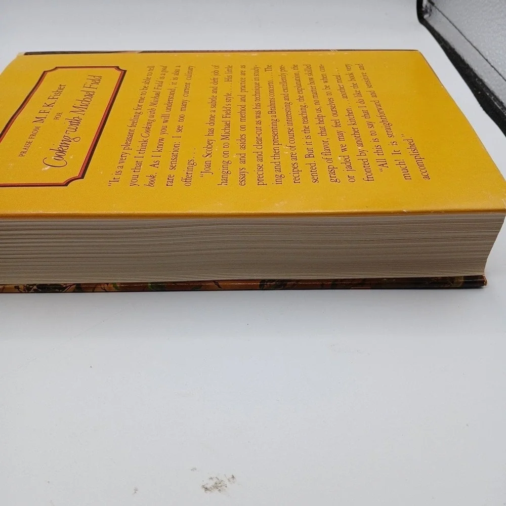 COOKING WITH MICHAEL FIELD Edited Joan Scobey 1978 FIRST EDITION HC DJ NOS New